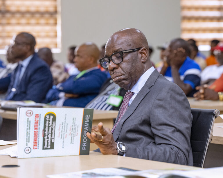 Governor Obaseki at the Science and Technology workshop