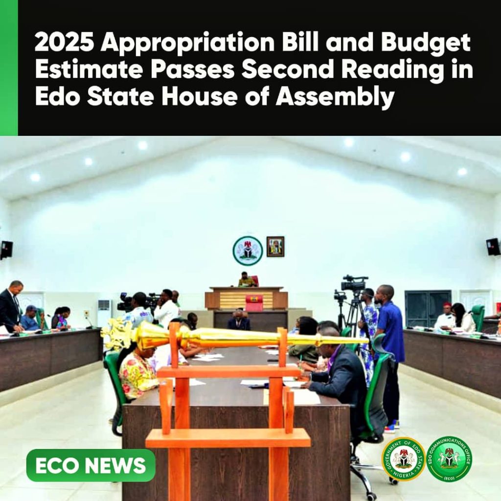 2025 Appropriation Bill and Budget Estimate Passes Second Reading in